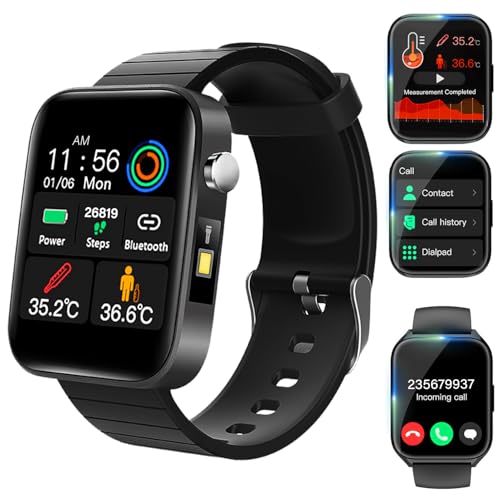Dabeto Smartwatch - Life Tracker - wasserdichte Fitnessuhr mit 24/7 Vitalwert-Anzeige, 18 Sportmodi, Schlafanalyse -, Anruf- & Nachrichtenfunktion - IOS & Android Dabeto Smartwatch - Life Tracker - wasserdichte Fitnessuhr mit 24/7 Vitalwert-Anzeige, 18 Sportmodi, Schlafanalyse -, Anruf- & Nachrichtenfunktion - IOS & Android von Dabeto