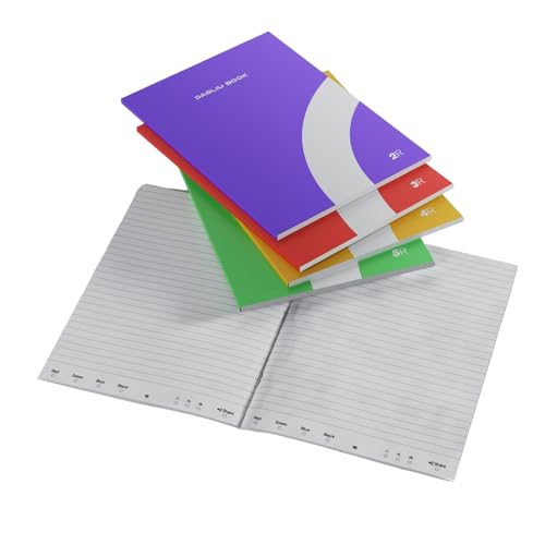 Dabliu Stift + intelligente A4-Notizbücher - liniert, Muster #2 (5x), diese Queader sind Pen + kompatibel und unverzichtbar, um alle seine digitalen Funktionen zu aktivieren! von Dabliu
