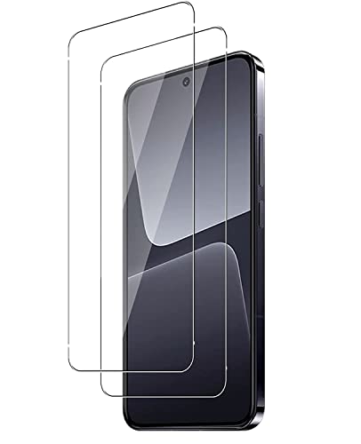Dabuu [2 Stück Schutzfolie für Panzerfolie für Xiaomi Mi 13, HD 9H Härte Anti-Kratzen Schutzglas Blasenfrei Displayschutzfolie Transparent Folie von Dabuu