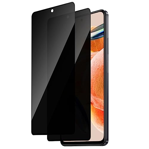 Dabuu Privacy Schutzfolie für Panzerglas für Xiaomi Redmi Note 12 Pro 4G, 9H Härte Schutzglas Anti-Spähen Blickschutzfolie Anti-Spy Sichtschutz Anti Peeping für Panzer Schutz Glas Folie [2 Stück] von Dabuu