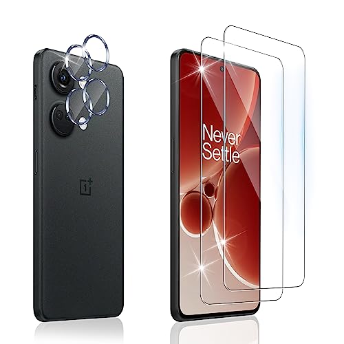 Dabuu Schutzfolie für Panzerglas für Oneplus Nord 3 5G + Kameraschutz [2+2 Stück], HD Panzerfolie 9H Härte Anti-Kratzen Schutzglas Blasenfrei Displayschutzfolie Folie - Transparent von Dabuu