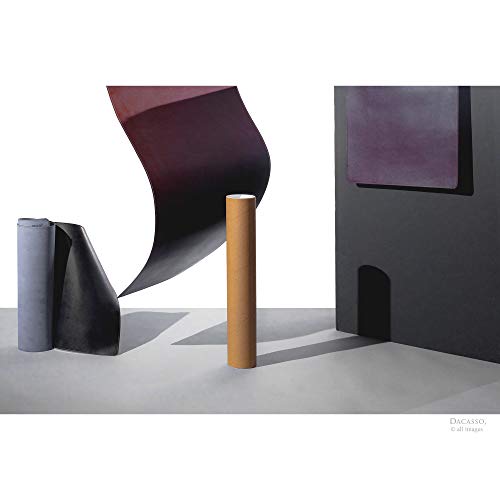 Schreibtischunterlage, Lederfaserstoff (81,3 x 38,1 cm), Dunkelbraun von Dacasso