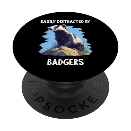 Badger Dachse Dachs PopSockets Klebender PopGrip von Dachse Dachs Geschenk Shop