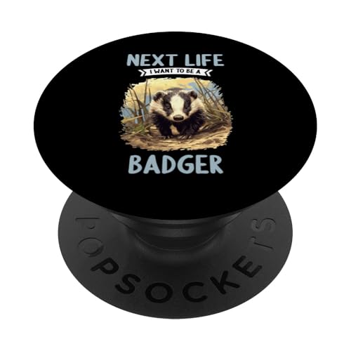 Badger Dachse Dachs PopSockets Klebender PopGrip von Dachse Dachs Geschenk Shop