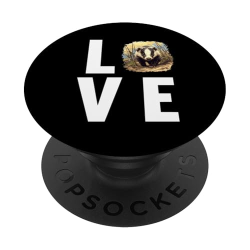 Badger Dachse Dachs PopSockets Klebender PopGrip von Dachse Dachs Geschenk Shop