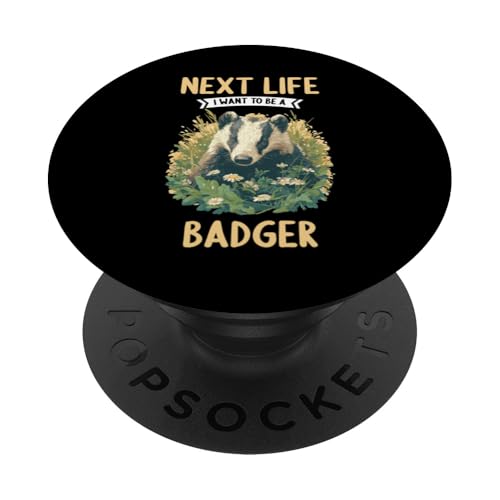 Badger Dachse Dachs PopSockets Klebender PopGrip von Dachse Dachs Geschenk Shop