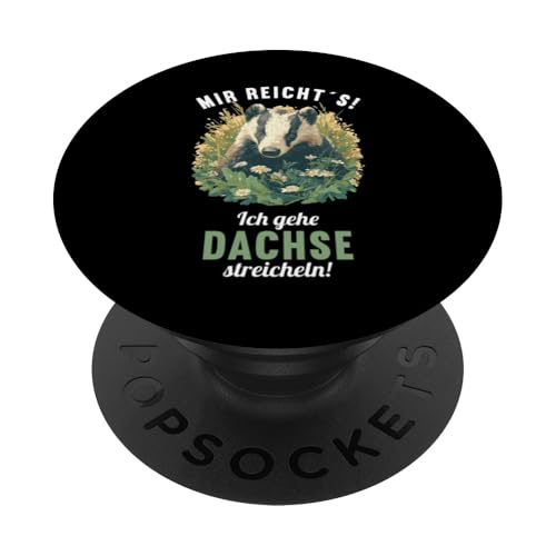Badger Dachse Dachs PopSockets Klebender PopGrip von Dachse Dachs Geschenk Shop