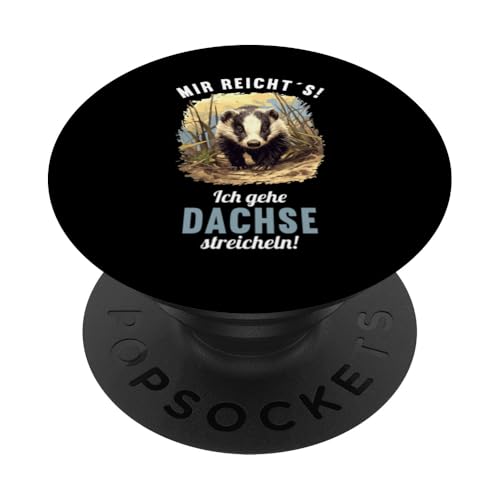 Badger Dachse Dachs PopSockets Klebender PopGrip von Dachse Dachs Geschenk Shop