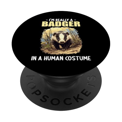 Badger Dachse Dachs PopSockets Klebender PopGrip von Dachse Dachs Geschenk Shop