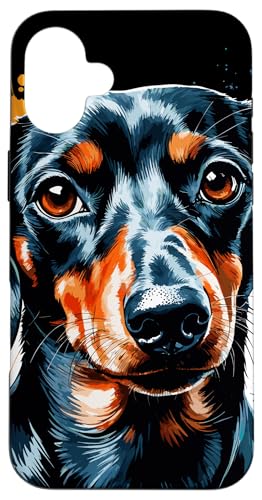 Dackel Dackelhund Dachshund Teckel Hülle für iPhone 16 Plus Dackel Dackelhund Dachshund Teckel Hülle für iPhone 16 Plus von Dachshund Dackel Ajeli