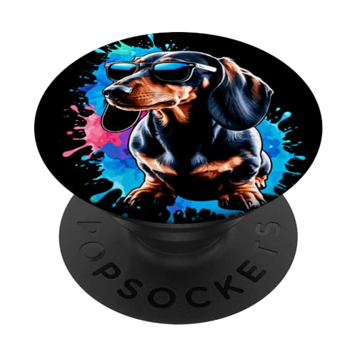 Dackel Dackelhund Dachshund Teckel PopSockets Klebender PopGrip Dackel Dackelhund Dachshund Teckel PopSockets Klebender PopGrip von Dachshund Dackel Ajeli