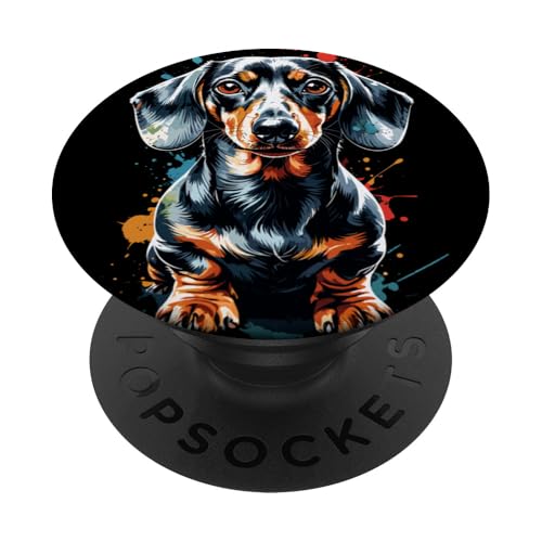 Dackel Dackelhund Dachshund Teckel PopSockets Klebender PopGrip Dackel Dackelhund Dachshund Teckel PopSockets Klebender PopGrip von Dachshund Dackel Ajeli