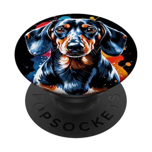 Dackel Dackelhund Dachshund Teckel PopSockets Klebender PopGrip Dackel Dackelhund Dachshund Teckel PopSockets Klebender PopGrip von Dachshund Dackel Ajeli