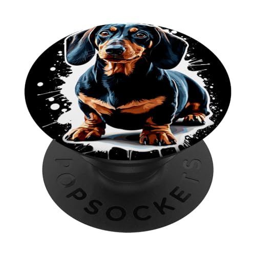 Dackel Dackelhund Damen Herren Kinder Dachshund Teckel PopSockets Klebender PopGrip Dackel Dackelhund Damen Herren Kinder Dachshund Teckel PopSockets Klebender PopGrip von Dachshund Dackel Ajeli