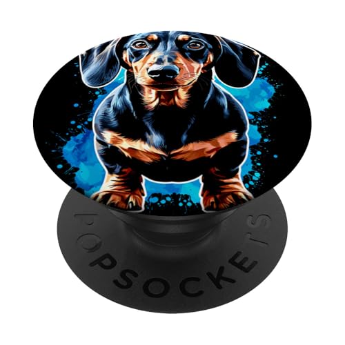 Dackel Dackelhund Damen Kinder Herren Dachshund Teckel PopSockets Klebender PopGrip Dackel Dackelhund Damen Kinder Herren Dachshund Teckel PopSockets Klebender PopGrip von Dachshund Dackel Ajeli