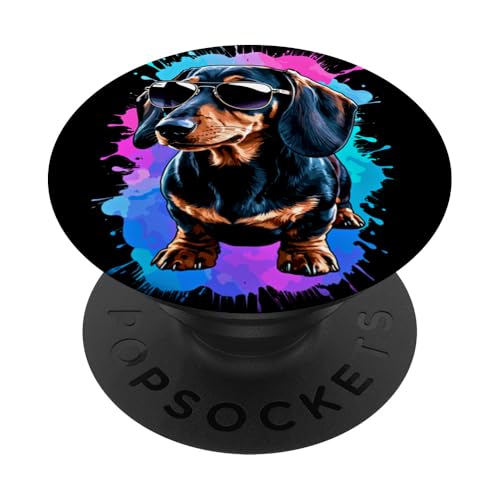 Dackel Dackelhund Damen Kinder Herren Dachshund Teckel PopSockets Klebender PopGrip Dackel Dackelhund Damen Kinder Herren Dachshund Teckel PopSockets Klebender PopGrip von Dachshund Dackel Ajeli
