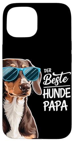 Der Beste Hunde Papa Dackel Herren Dachshund Teckel Hülle für iPhone 15 von Dachshund Dackel Ajeli