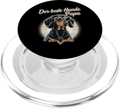 Der Beste Hunde Papa Dackel Herren Dachshund Teckel PopSockets PopGrip für MagSafe Der Beste Hunde Papa Dackel Herren Dachshund Teckel PopSockets PopGrip für MagSafe von Dachshund Dackel Ajeli