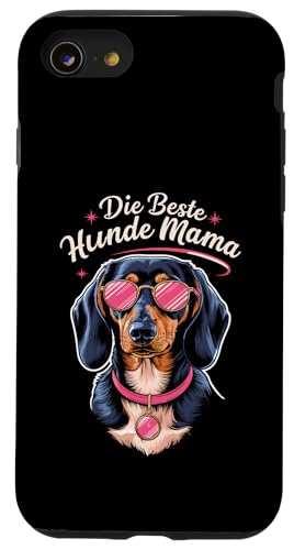 Die Beste Hunde Mama Dackel Damen Dachshund Teckel Hülle für iPhone SE (2020) / 7 / 8 von Dachshund Dackel Ajeli