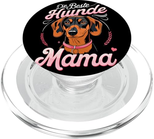 Die Beste Hunde Mama Dackel Damen Dachshund Teckel PopSockets PopGrip für MagSafe Die Beste Hunde Mama Dackel Damen Dachshund Teckel PopSockets PopGrip für MagSafe von Dachshund Dackel Ajeli