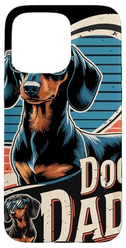Dog Dad Dackel Dackelhund Papa Herren Dachshund Teckel Hülle für iPhone 15 Pro Max Dog Dad Dackel Dackelhund Papa Herren Dachshund Teckel Hülle für iPhone 15 Pro Max von Dachshund Dackel Ajeli