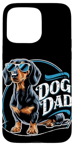 Dog Dad Dackel Dackelhund Papa Herren Dachshund Teckel Hülle für iPhone 15 Pro Max Dog Dad Dackel Dackelhund Papa Herren Dachshund Teckel Hülle für iPhone 15 Pro Max von Dachshund Dackel Ajeli