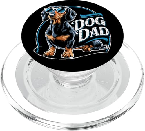 Dog Dad Dackel Dackelhund Papa Herren Dachshund Teckel PopSockets PopGrip für MagSafe von Dachshund Dackel Ajeli