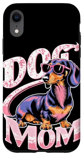 Dog Mom Dackel Dackelhund Damen Dachshund Teckel Hülle für iPhone XR von Dachshund Dackel Ajeli