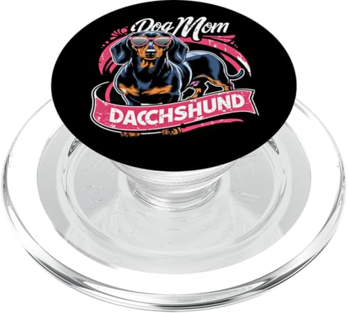 Dog Mom Dackel Dackelhund Damen Dachshund Teckel PopSockets PopGrip für MagSafe Dog Mom Dackel Dackelhund Damen Dachshund Teckel PopSockets PopGrip für MagSafe von Dachshund Dackel Ajeli