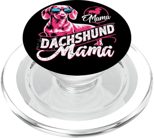 Dog Mom Dackel Damen Dackelhund Dachshund Teckel PopSockets PopGrip für MagSafe Dog Mom Dackel Damen Dackelhund Dachshund Teckel PopSockets PopGrip für MagSafe von Dachshund Dackel Ajeli