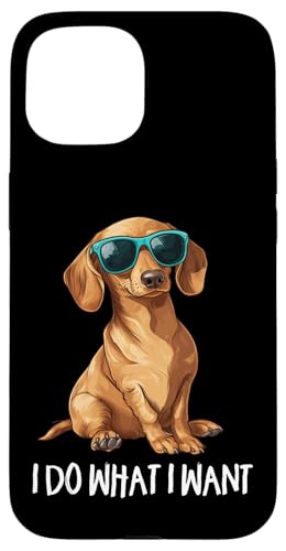Hülle für iPhone 15 Funny Do What I Want Dachshund Lover Hülle für iPhone 15 Funny Do What I Want Dachshund Lover von Cute Doxie Weiner Dog Gifts Shirts & Hoodies