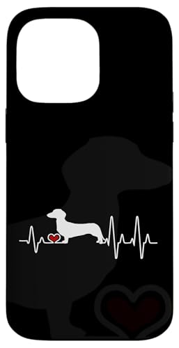 Hülle für iPhone 14 Pro Max Dackel Hund Herzschlag Puls Hülle für iPhone 14 Pro Max Dackel Hund Herzschlag Puls von Dachshund Dog Phone Cases
