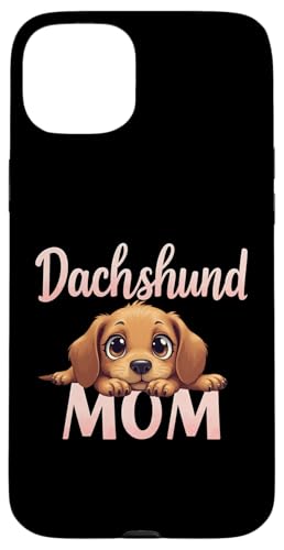 Dackel Mom Wiener Hund Mama Cute Puppy Hülle für iPhone 15 Plus Dackel Mom Wiener Hund Mama Cute Puppy Hülle für iPhone 15 Plus von Dachshund Fun Designs
