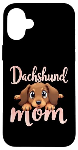 Dackel Mom Wiener Hund Mama Cute Puppy Hülle für iPhone 16 Plus Dackel Mom Wiener Hund Mama Cute Puppy Hülle für iPhone 16 Plus von Dachshund Fun Designs