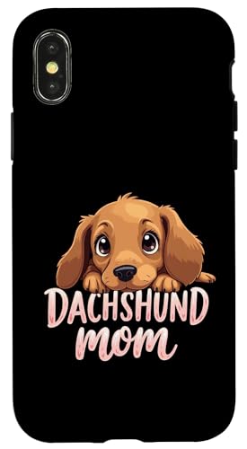 Dackel Mom Wiener Hund Mama Cute Puppy Hülle für iPhone X/XS Dackel Mom Wiener Hund Mama Cute Puppy Hülle für iPhone X/XS von Dachshund Fun Designs