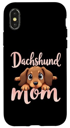 Dackel Mom Wiener Hund Mama Cute Puppy Hülle für iPhone X/XS Dackel Mom Wiener Hund Mama Cute Puppy Hülle für iPhone X/XS von Dachshund Fun Designs