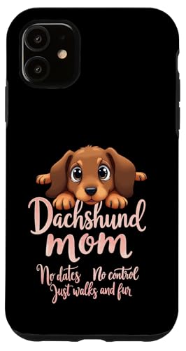 Lustiges Dackel Mama Hund Doxie Mama Humor Zitat Hülle für iPhone 11 Lustiges Dackel Mama Hund Doxie Mama Humor Zitat Hülle für iPhone 11 von Dachshund Fun Designs