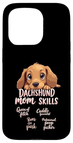 Lustiges Dackel Mama Hund Doxie Mama Humor Zitat Hülle für iPhone 15 Pro Lustiges Dackel Mama Hund Doxie Mama Humor Zitat Hülle für iPhone 15 Pro von Dachshund Fun Designs