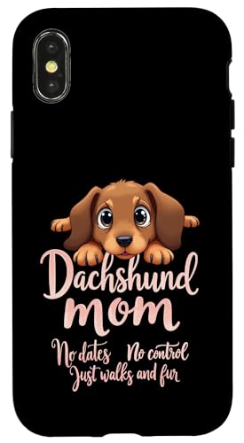 Lustiges Dackel Mama Hund Doxie Mama Humor Zitat Hülle für iPhone X/XS Lustiges Dackel Mama Hund Doxie Mama Humor Zitat Hülle für iPhone X/XS von Dachshund Fun Designs