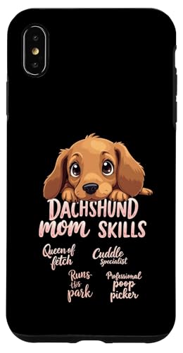 Lustiges Dackel Mama Hund Doxie Mama Humor Zitat Hülle für iPhone XS Max Lustiges Dackel Mama Hund Doxie Mama Humor Zitat Hülle für iPhone XS Max von Dachshund Fun Designs