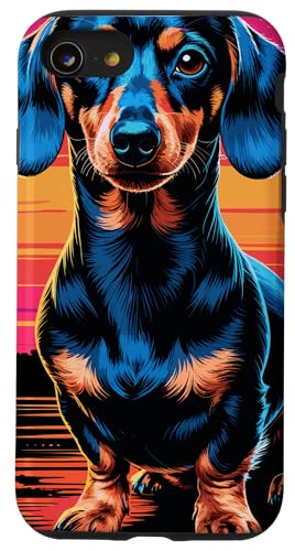 Dackel Dackelhund Dachshund Teckel Hülle für iPhone SE (2020) / 7 / 8 von Dachshund Teckel Dackel Ajeli