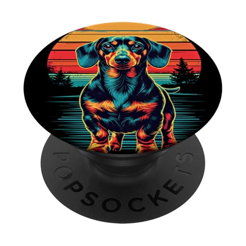 Dackel Dackelhund Dachshund Teckel PopSockets Klebender PopGrip Dackel Dackelhund Dachshund Teckel PopSockets Klebender PopGrip von Dachshund Teckel Dackel Ajeli