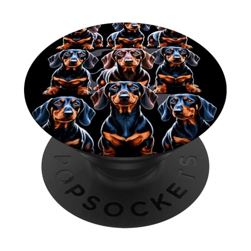 Dackel Dackelhund Dachshund Teckel PopSockets Klebender PopGrip Dackel Dackelhund Dachshund Teckel PopSockets Klebender PopGrip von Dachshund Teckel Dackel Ajeli