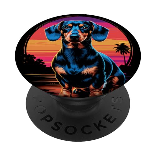 Dackel Dackelhund Dachshund Teckel PopSockets Klebender PopGrip von Dachshund Teckel Dackel Ajeli