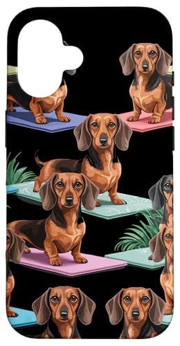 Dackel Dackelhund Yoga Namaste Dachshund Teckel Hülle für iPhone 16 Dackel Dackelhund Yoga Namaste Dachshund Teckel Hülle für iPhone 16 von Dachshund Teckel Dackel Ajeli