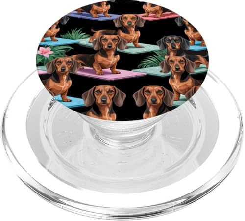 Dackel Dackelhund Yoga Namaste Dachshund Teckel PopSockets PopGrip für MagSafe Dackel Dackelhund Yoga Namaste Dachshund Teckel PopSockets PopGrip für MagSafe von Dachshund Teckel Dackel Ajeli