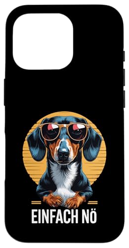 Einfach Nö Dackel Dackelhund Dachshund Teckel Hülle für iPhone 16 Pro Einfach Nö Dackel Dackelhund Dachshund Teckel Hülle für iPhone 16 Pro von Dachshund Teckel Dackel Ajeli
