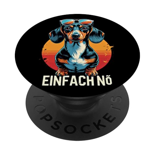 Einfach Nö Dackel Dackelhund Dachshund Teckel PopSockets Klebender PopGrip Einfach Nö Dackel Dackelhund Dachshund Teckel PopSockets Klebender PopGrip von Dachshund Teckel Dackel Ajeli