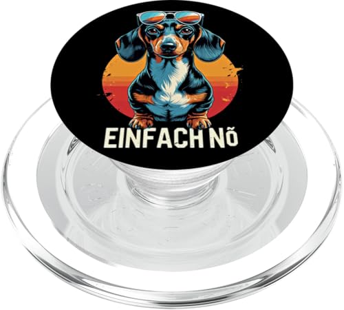 Einfach Nö Dackel Dackelhund Dachshund Teckel PopSockets PopGrip für MagSafe Einfach Nö Dackel Dackelhund Dachshund Teckel PopSockets PopGrip für MagSafe von Dachshund Teckel Dackel Ajeli