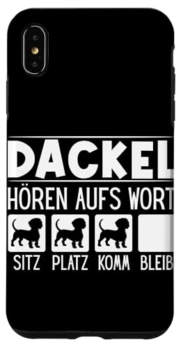 Dackel Hören Aufs Wort Hundebesitzer Dickköpfiger Hund Hülle für iPhone XS Max Dackel Hören Aufs Wort Hundebesitzer Dickköpfiger Hund Hülle für iPhone XS Max von Dackel Sarkasmus Hundeliebhaber Haustier Hunde